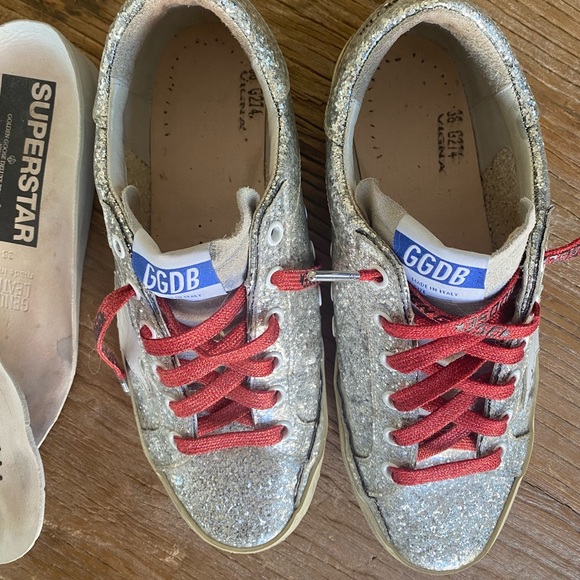 Authentic GOLDEN GOOSE
Superstar Glitter Low-Top Sneakers - Picture 3 of 6